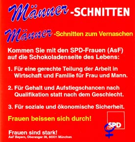 AsF-Aktion zum Internationalen Frauentag 2000